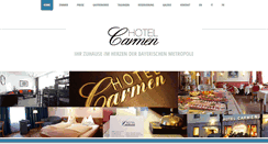 Desktop Screenshot of hotel-carmen.de